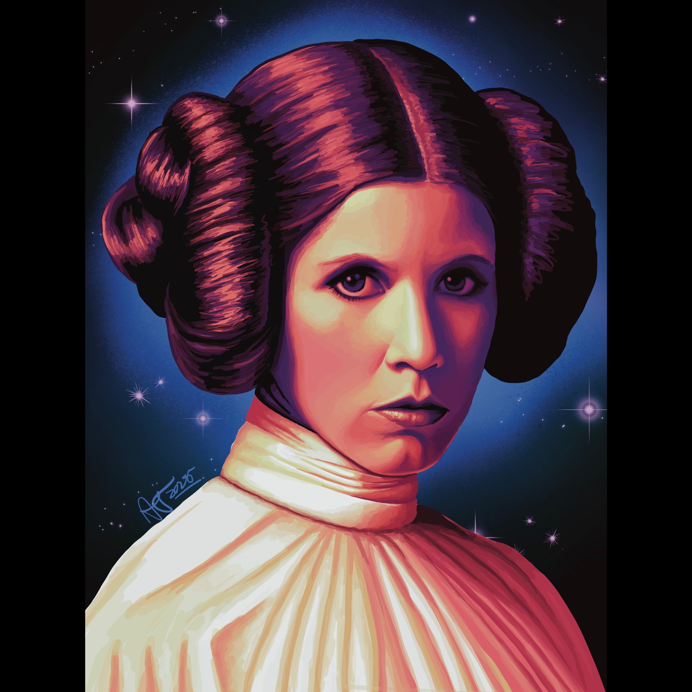 Princess Leia art print | Ashley Was Framed