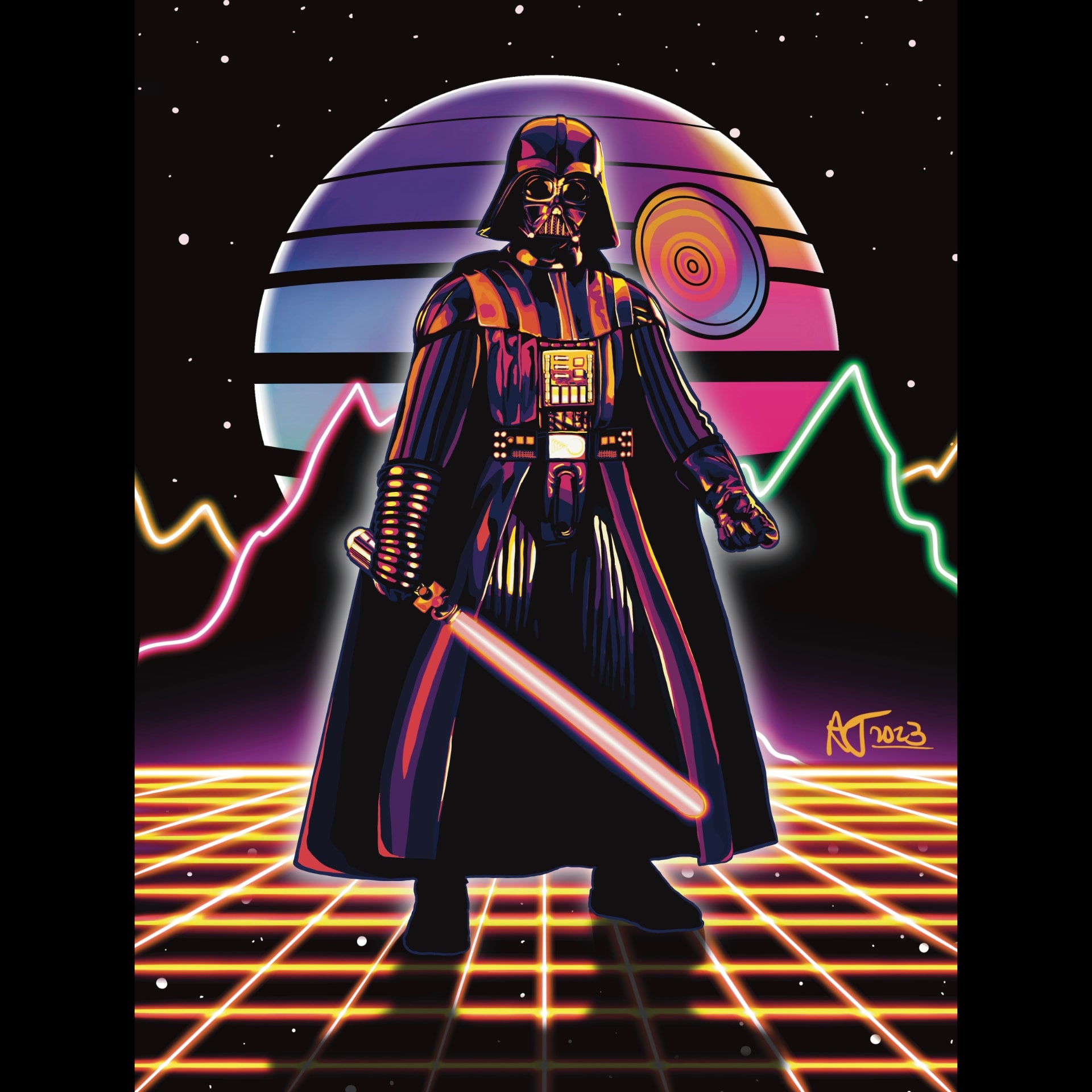 Art Print Darth Vader Star Wars Timeless Series Darth Vader By